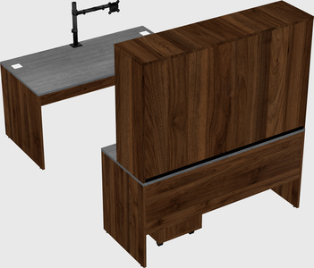 U-shaped desk
