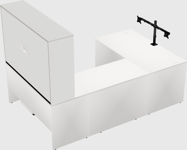 U-shaped desk