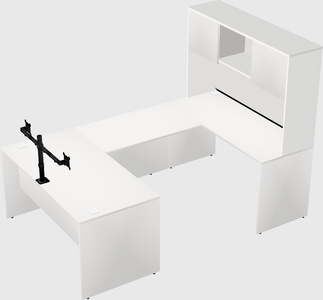 U-shaped desk