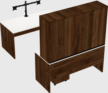 U-shaped desk