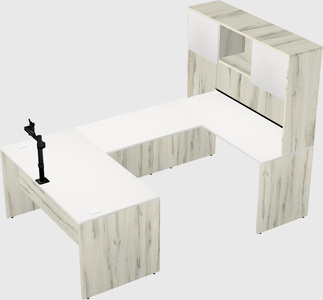 U-shaped desk