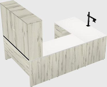U-shaped desk