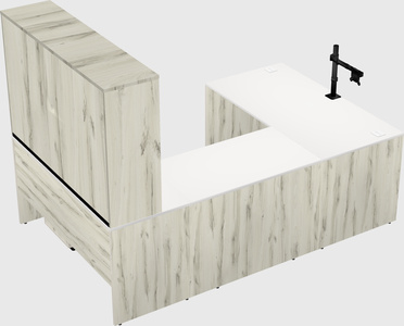 U-shaped desk