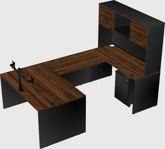 U-shaped desk