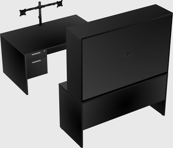 U-shaped desk