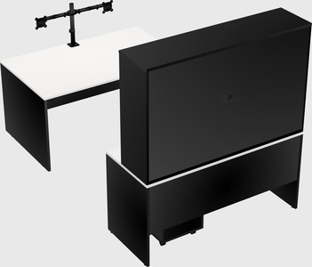 U-shaped desk