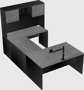 U-shaped desk