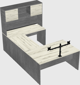 U-shaped desk