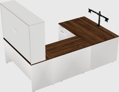 U-shaped desk