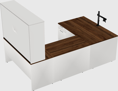 U-shaped desk