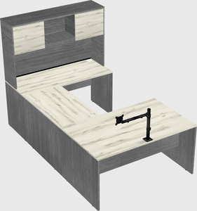 U-shaped desk