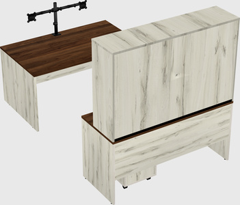 U-shaped desk