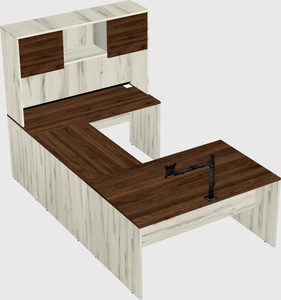 U-shaped desk