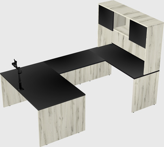 U-shaped desk