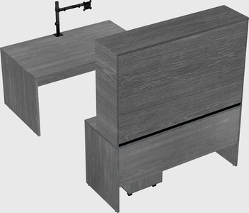 U-shaped desk