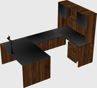 U-shaped desk