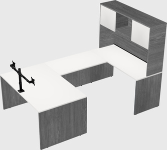 U-shaped desk