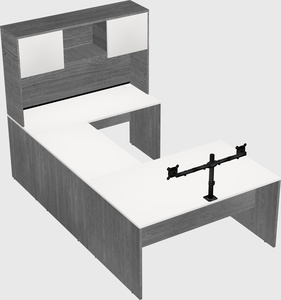 U-shaped desk