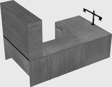 U-shaped desk