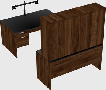 U-shaped desk