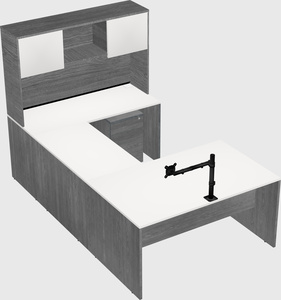 U-shaped desk