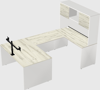 U-shaped desk