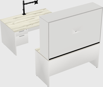 U-shaped desk