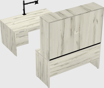 U-shaped desk