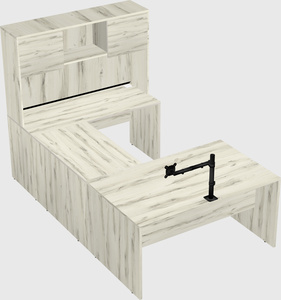 U-shaped desk