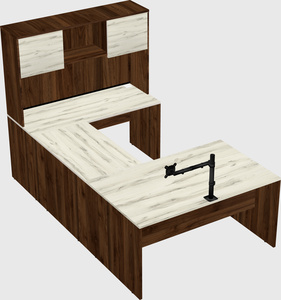 U-shaped desk