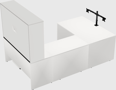 U-shaped desk