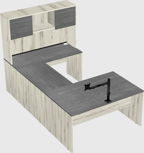 U-shaped desk