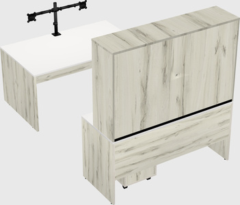 U-shaped desk