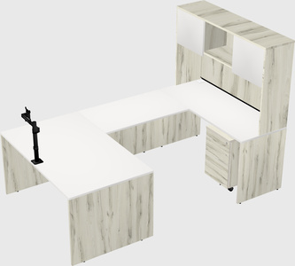 U-shaped desk