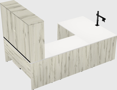 U-shaped desk