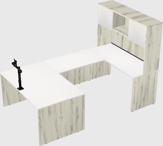 U-shaped desk