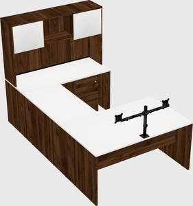 U-shaped desk