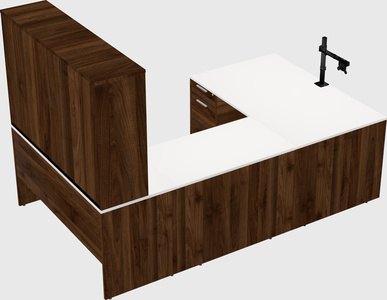 U-shaped desk