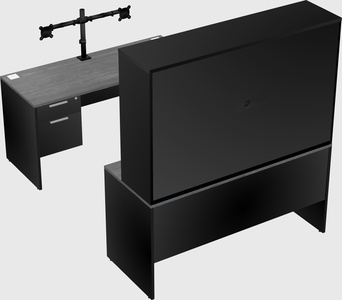 U-shaped desk