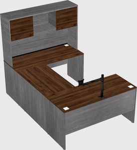 U-shaped desk