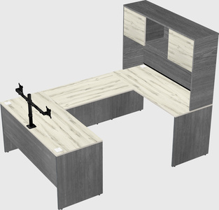 U-shaped desk