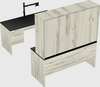 U-shaped desk