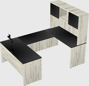 U-shaped desk