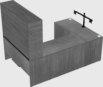 U-shaped desk