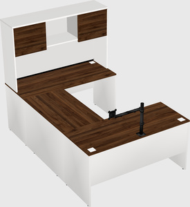 U-shaped desk