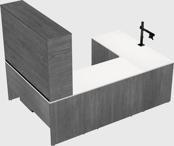 U-shaped desk