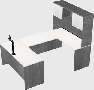 U-shaped desk