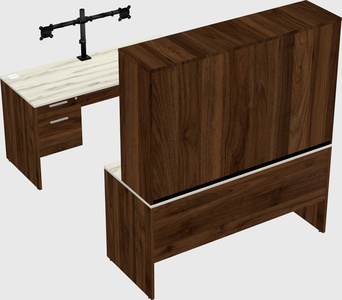 U-shaped desk