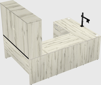 U-shaped desk