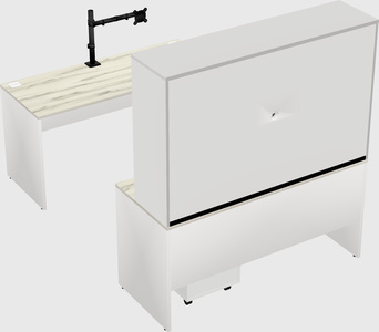 U-shaped desk